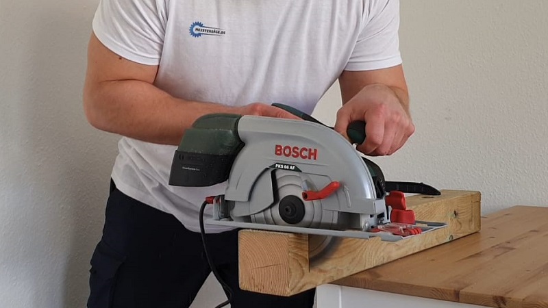 Bosch PKS 66 AF Test Mit F hrungsschiene und 1600 Watt